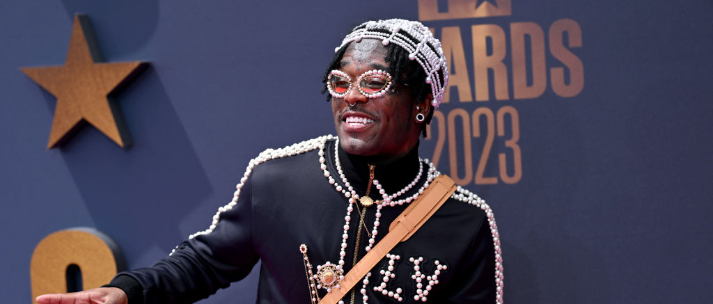 Lil Uzi Vert Drips in Pearls With Leather Boots at BET Awards 2023