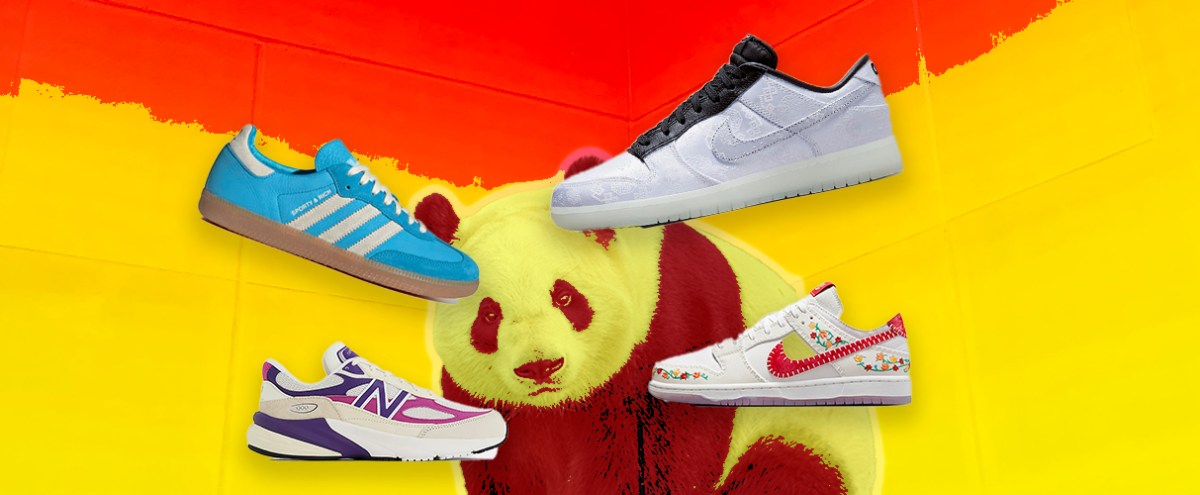 SNX: This Week’s Best Sneaker Drops, Including Panda Inspired CLOT And Fragment Nike Dunks