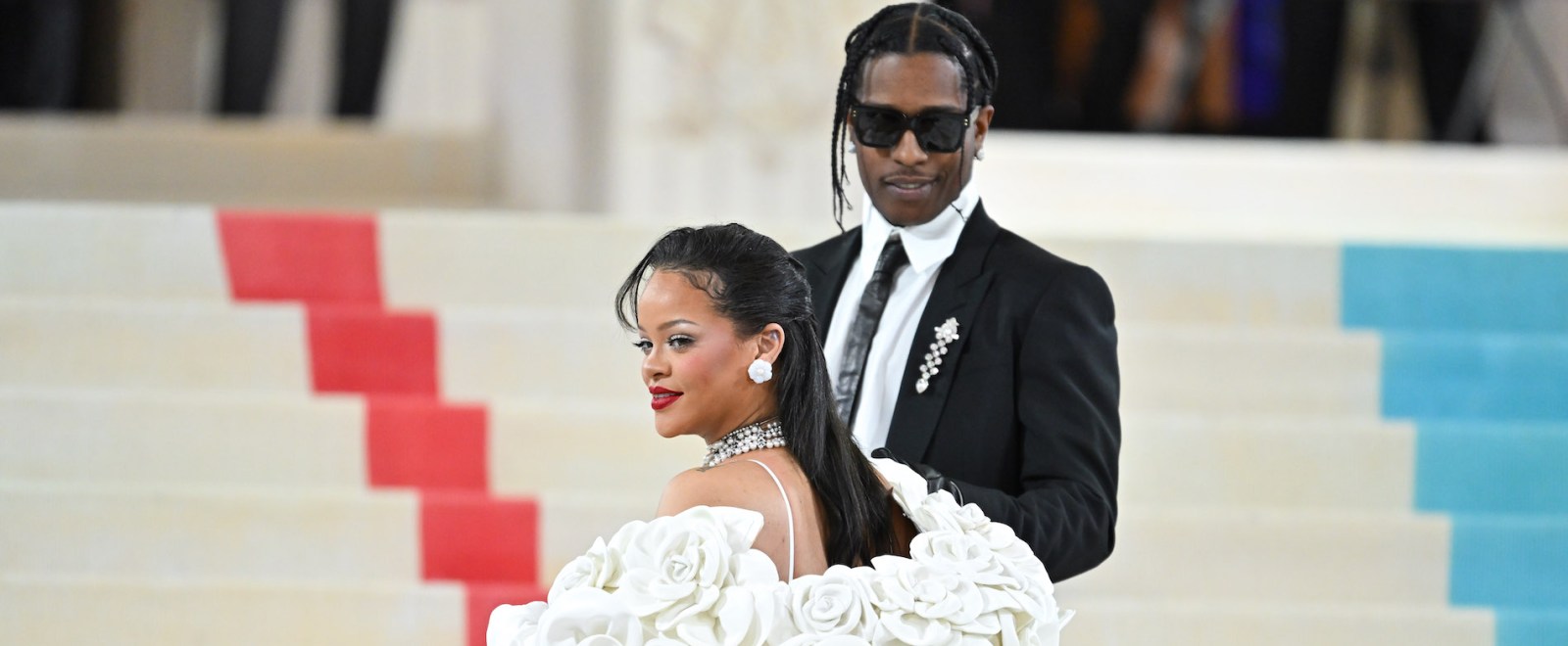 Rihanna ASAP Rocky 2023 Met Gala