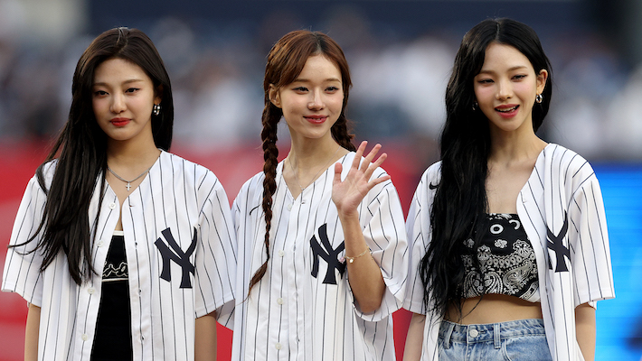 Aespa Throws First Pitch for New York Yankees