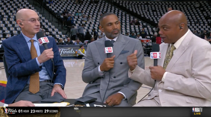 Adam Silver tried very hard to convince Charles Barkley that the in ...