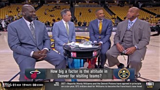 Charles Barkley Doesn’t Buy That Altitude Helps Denver: ‘I Don’t See No Damn Nuggets Banners Up Here’