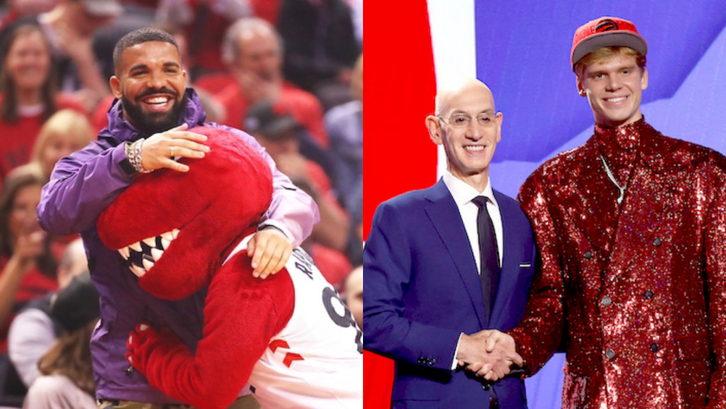 Drake is already memeing about the Raptors getting Dick 