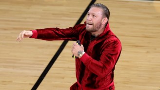 The Miami Heat Mascot Reportedly Went To The Hospital After Getting Punched By Conor McGregor For A Bit