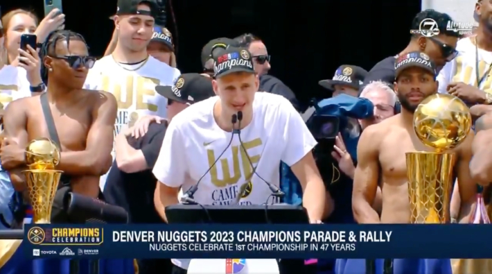 Nikola Jokic, who didn’t want to go to the Nuggets Parade, calls it ‘the best day of my fucking life’