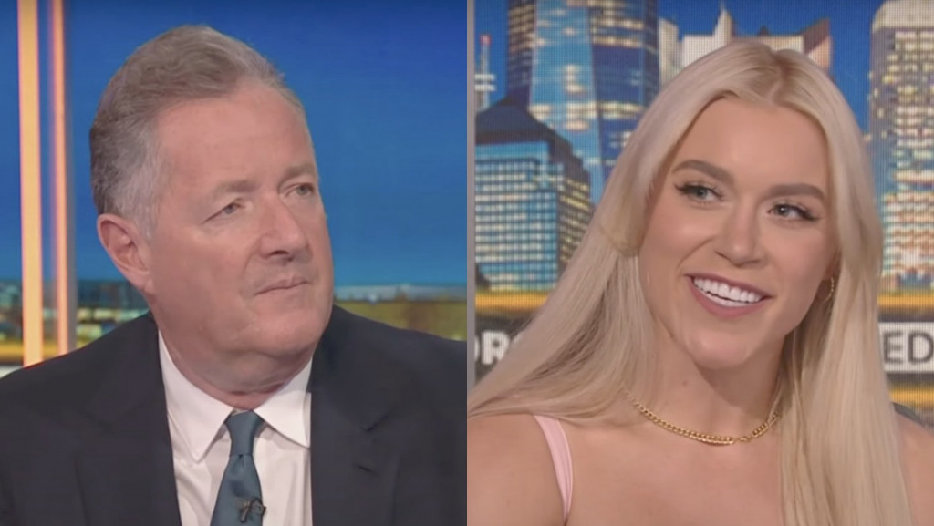 OnlyFans Model Is Proud She Made Piers Look 'Stupid'
