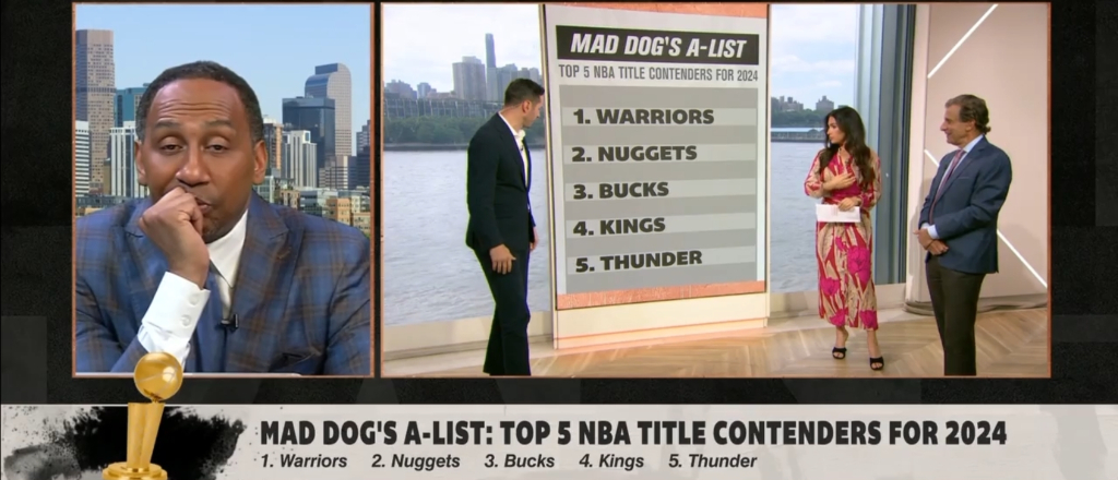 Mad Dog’s Top 5 NBA Contenders List For 2024 Physically Pained Stephen ...