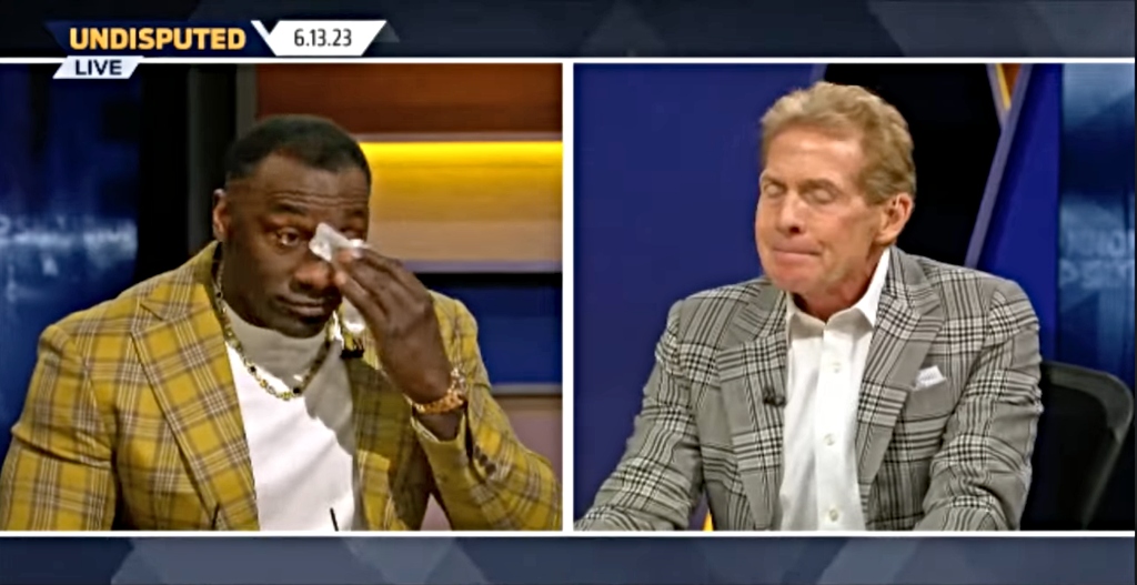 Shannon Sharpe Gave An Emotional Goodbye To Skip Bayless