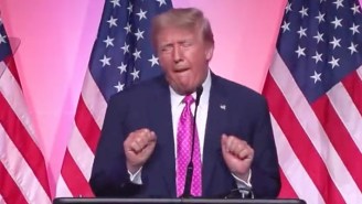 Trump Is Once Again Grunting And Groaning Like A Constipated Toddler Trying To Fill A Diaper In An Effort To Pander To His Base With His Bad Impression Of Lady Weightlifters