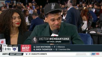 Victor Wembanyama Was Moved To Tears After The Spurs Took Him No. 1 Overall