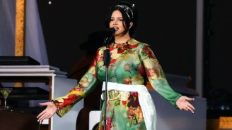 Lana Del Rey Poked Fun At Her Shortened Glastonbury Set While Performing At BST Hyde Park