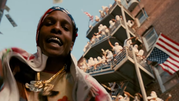 ASAP Rocky's 'Riot (Rowdy Pipe'n)' Video Is A Battlefield