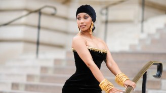 Cardi B’s Latest Collaborator Is A Random Busker Outside Of A Fashion Show In Paris