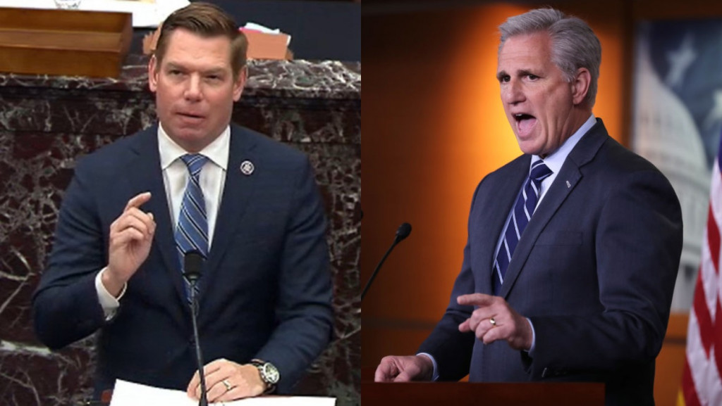 Kevin McCarthy/Eric Swalwell Went At It Like Drunk Frat Bros