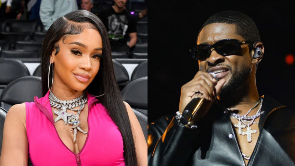 Usher Serenaded Saweetie, But The 'Icy Girl' Kept Her Cool
