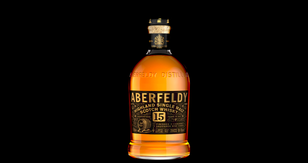 Aberfeldy 15 Finished in Napa Valley Cabernet Sauvignon Wine Casks