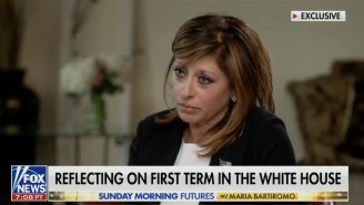 Maria Bartriromo Gave Trump A Hard Time For Not Draining The Swamp Like He Promised