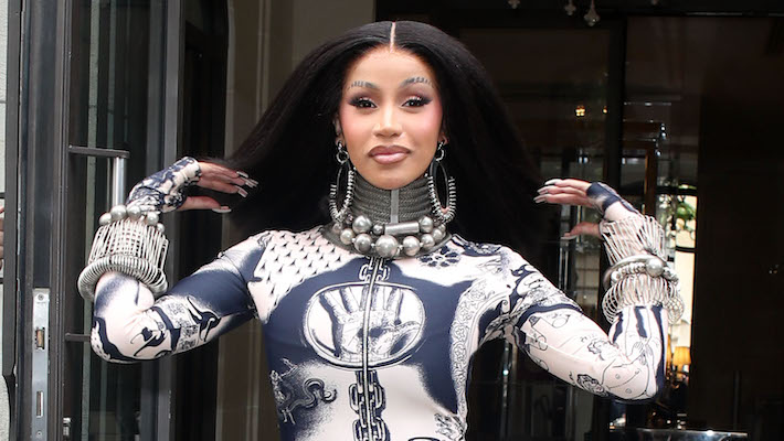 Cardi B Made Runway Debut In Balenciaga's Fall 2024 Show #CardiB