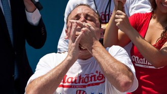 A Nation Cheers As We Can, Again, Celebrate Our Independence By Watching A Man Eat 70+ Hot Dogs (UPDATE)