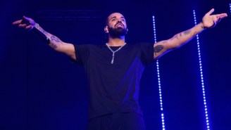 Drake Rounded Up All The Bras That Have Been Thrown At Him On Tour (Of Which There Are Many) For An Impressive Photo