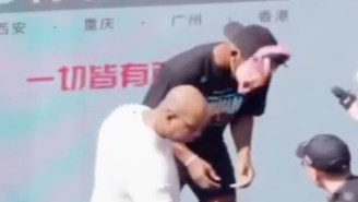 Jimmy Butler Got Hit In The Face With A Shoe While Touring China