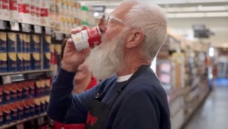 David Letterman Bagged Groceries And Slurped Soup Straight From The Can While ‘Working’ At A Grocery Store In Iowa