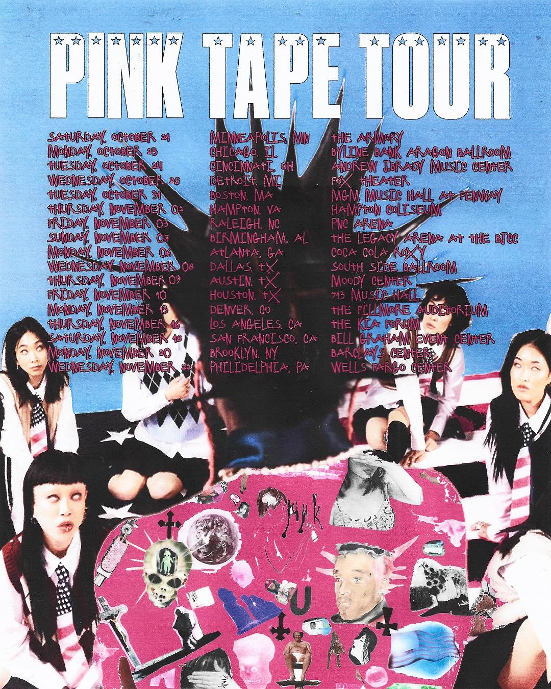 lil uzi vert pink tape tour dates