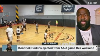 Kendrick Perkins Explained What Got Him Ejected From A Kids AAU Game This Weekend