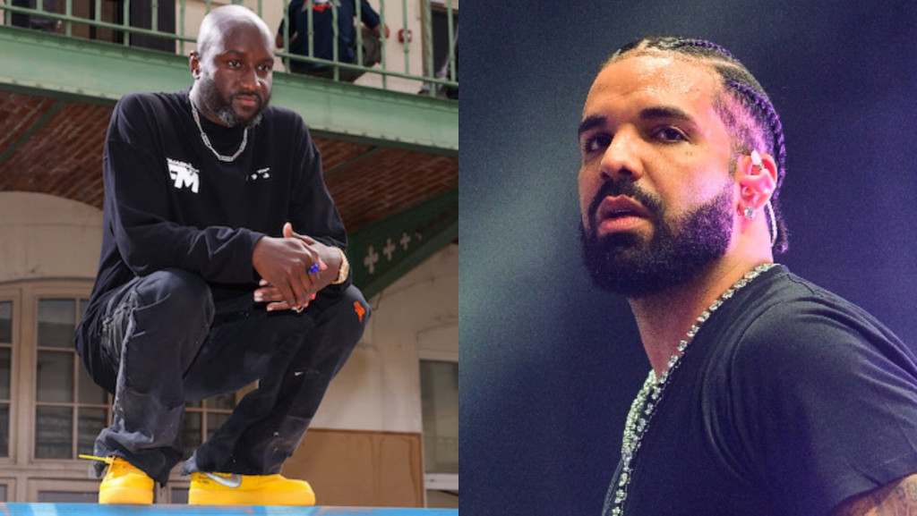 Drake honored Virgil Abloh with a statue at his #ItsAllABlur