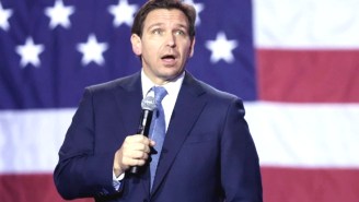 If You Thought Ron DeSantis Would Be Less Awkward After Running Back To Florida With His Tail Between His Legs, Think Again