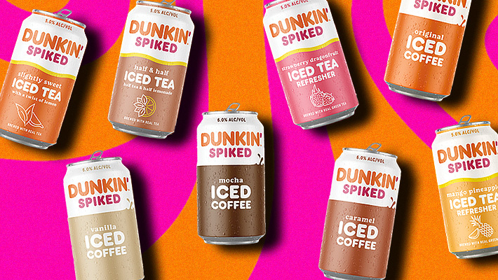 Dunkin Spiked Coffee & Tea : saveurs et réactions en ligne