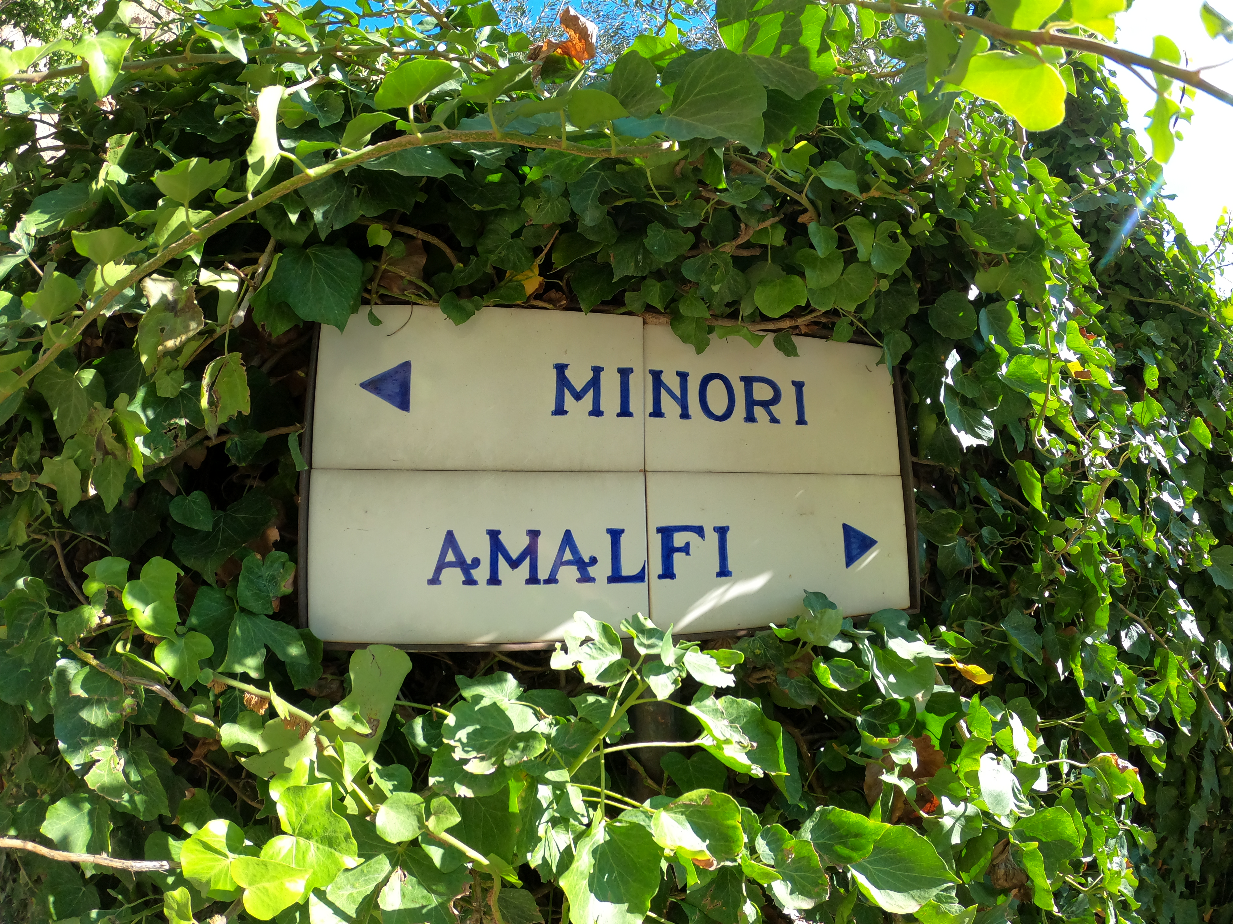 Hikes Sign Amalfi Coast