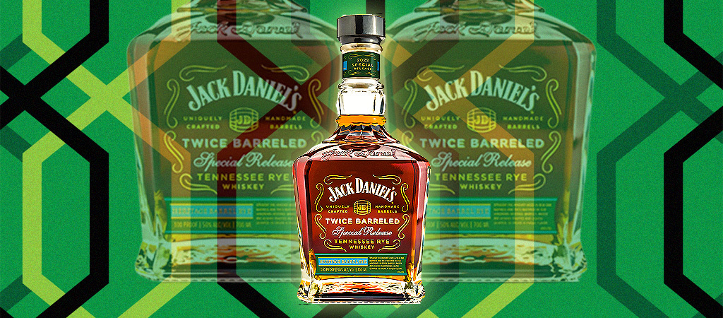 Jack Daniel's Twice Barreled Rye Whiskey