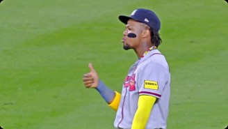 Ronald Acuna Jr. Laughed Off Two Fans Running Onto The Field And Knocking Him Over In Colorado