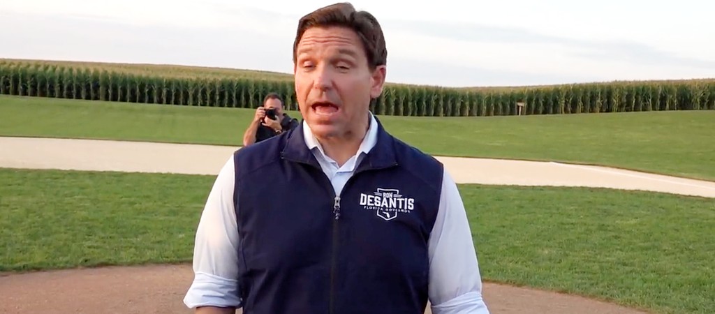 Ron DeSantis Iowa Field of Dreams