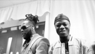 J Hus And Burna Boy Have A Backstage Pushup Contest In Their Video For ‘Masculine’
