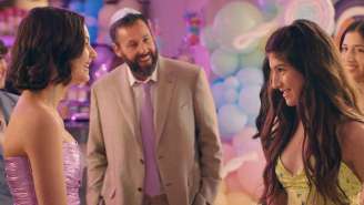 Adam Sandler, His ‘Uncut Gems’ Wife Idina Menzel, And Real-Life Daughters Star In The ‘You Are So Not Invited To My Bat Mitzvah’ Trailer