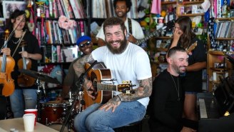 Post Malone Delivers A Charming Tiny Desk Concert Including ‘Circles,’ ‘Sunflower,’ And More