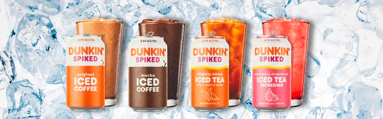 Dunkin's Full Line Of New Spiked Iced Coffees & Teas, Ranked