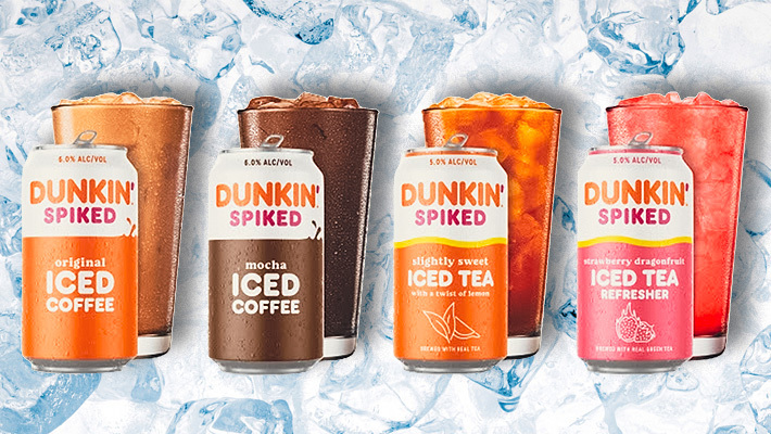 Dunkin's Full Line Of New Spiked Iced Coffees & Teas, Ranked