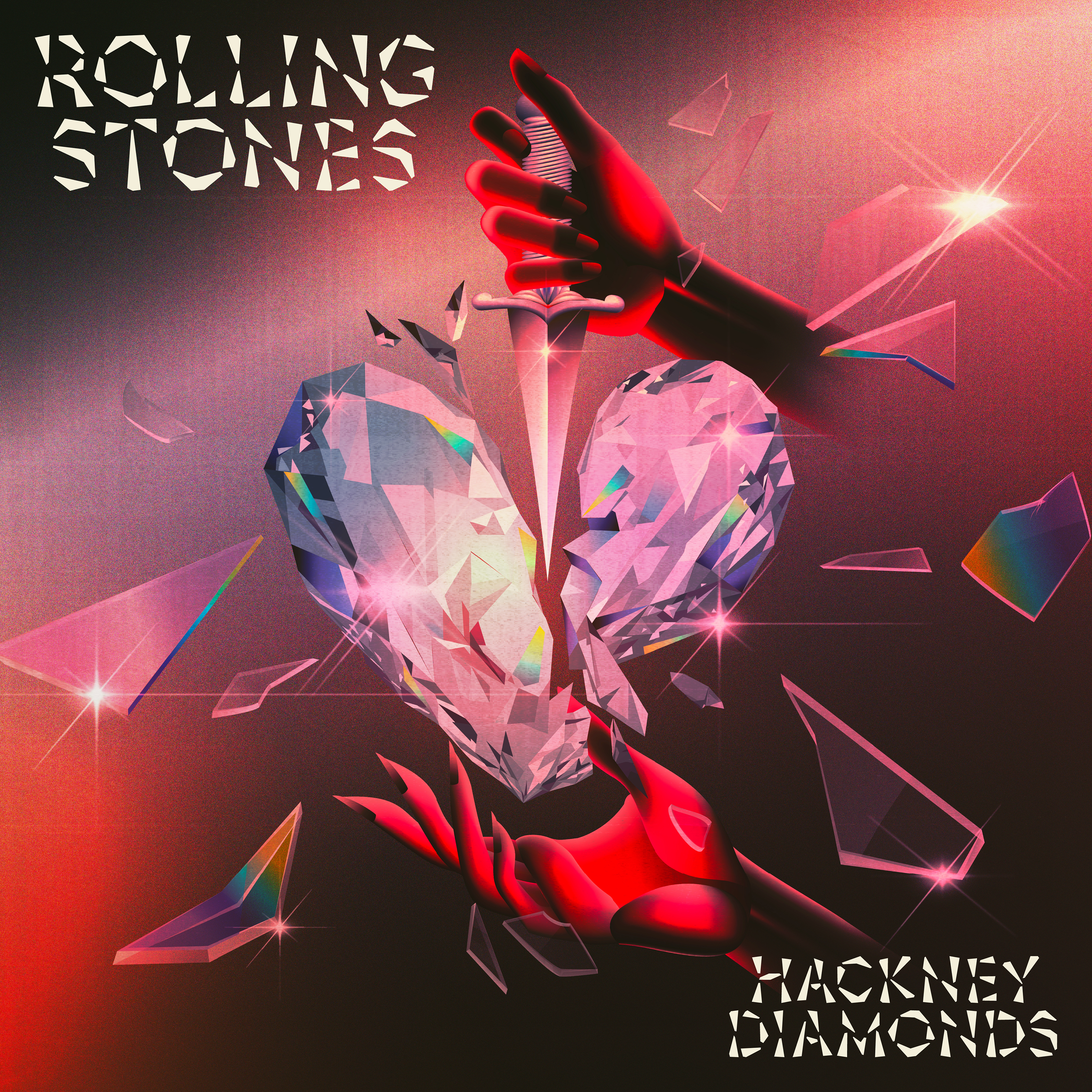 The Rolling Stones Hackney Diamonds cover art 2023