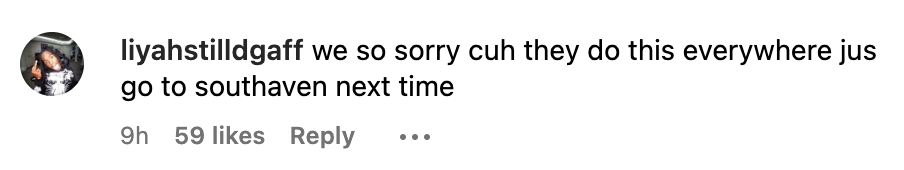 Lil Baby Memphis Concert Shooting Instagram comment