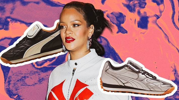 Puma shoes best sale rihanna kids shoes