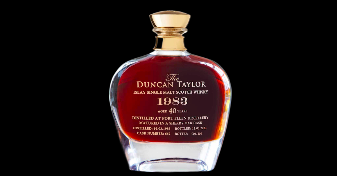 The Duncan Taylor Islay Single Malt Scotch Whisky 1983 Aged 40 Years Distilled At Port Ellen Distillery