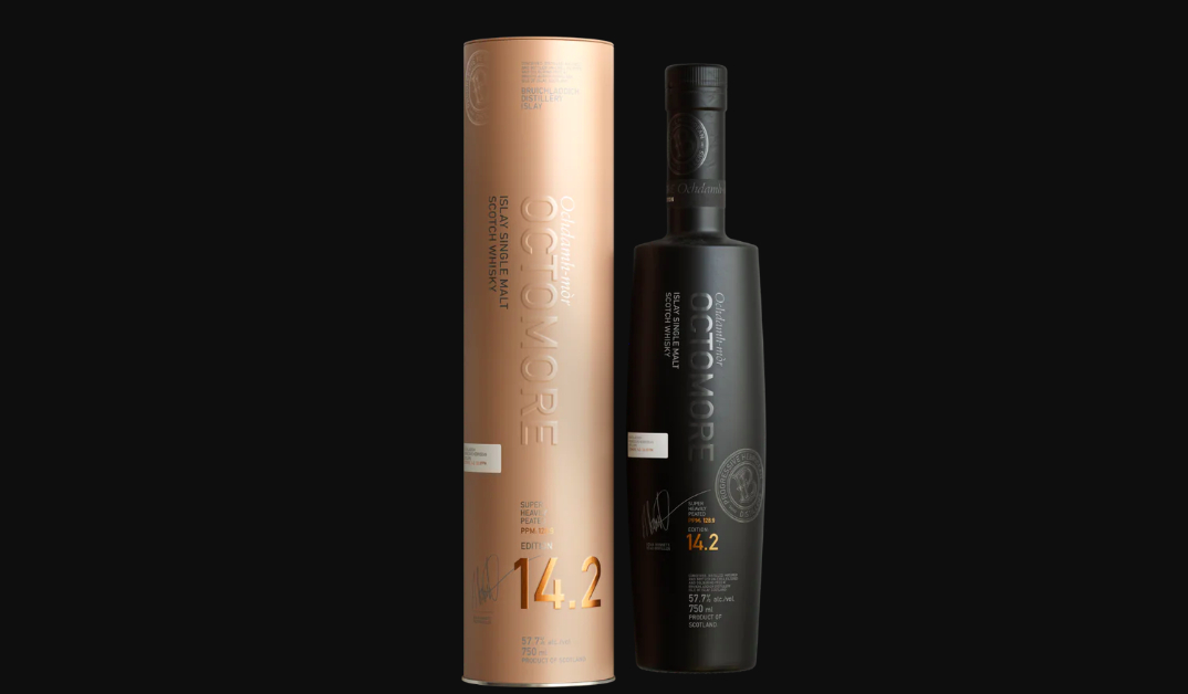 Octomore Islay Single Malt Scotch Whisky Super Heavily Peated 14.2 Edition