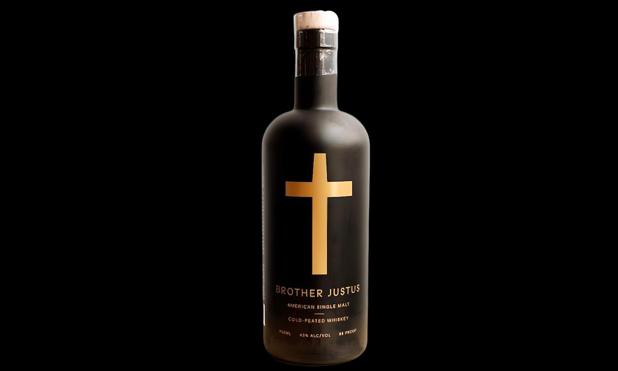 Brother Justus American Single Malt Cold-Peated Whiskey