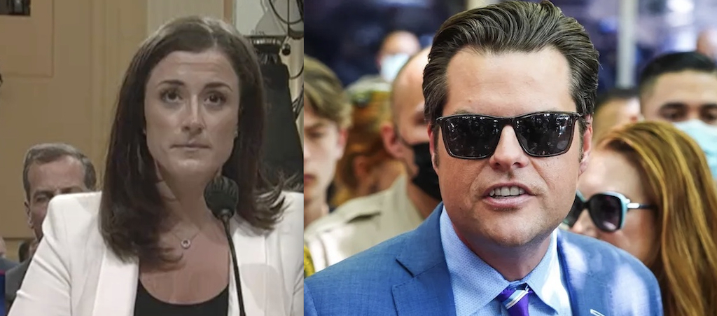 Cassidy Hutchinson Matt Gaetz