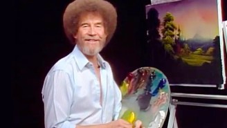 You Can Buy The First Painting Bob Ross Did On TV For The Low, Low Price Of Many Millions Of Dollars