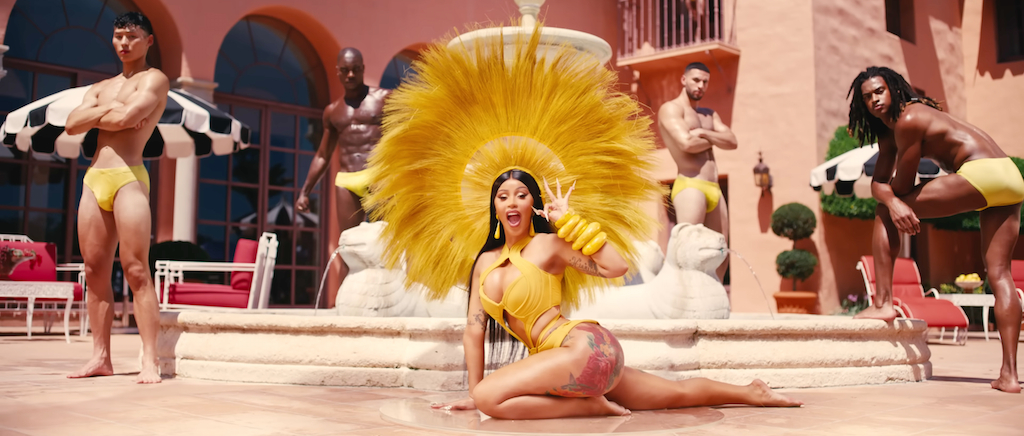 cardi b bongos video