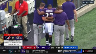 J.K. Dobbins Season Is Over After Tearing His Achilles In The Ravens Week 1 Win